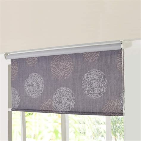 Buy DECO WINDOW Grey Printed Roller Blind - 59x84 from Deco Window at ...