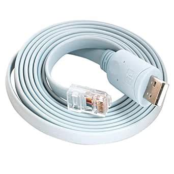 Usangreen Prolific PL2323RA RS232 Serial to RJ45 Rollover Cable for ...