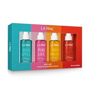 La Pink Body Mist Woman Gift Set | Travel Friendly Long Lasting Perfume ...