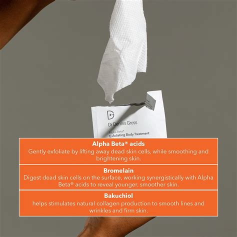 Buy Dr. Dennis Gross Bundle: Alpha Beta Glow Pad for Body Intense Glow ...