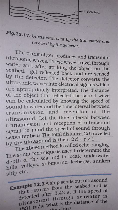 explain the working and application of sonar - Brainly.in