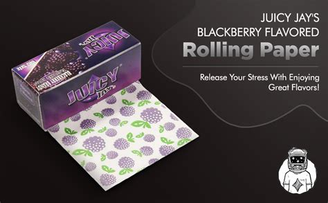 Buy Outontrip Juicy JAY's BLACKBERRY BRANDY Flavored Rolling Paper ROLL ...