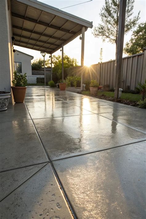 17+ Stylish Resurfacing Ideas for Concrete Patios