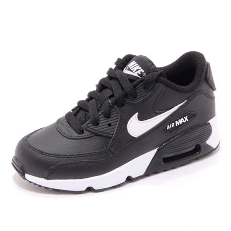 2026AL sneaker bimbo/a NIKE AIR MAX 90 LTR PS boy unisex shoes black
