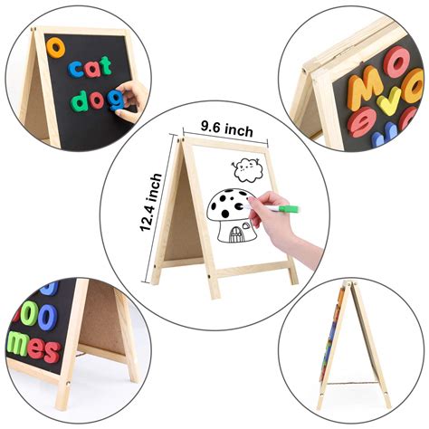 Buy Magnetic Letters and Numbers for Toddlers with Easels, 133 Pcs ABC ...