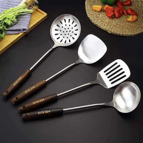 Primetan 304 Stainless Steel Steel Combo of 4 Utensils Set Spatula ...
