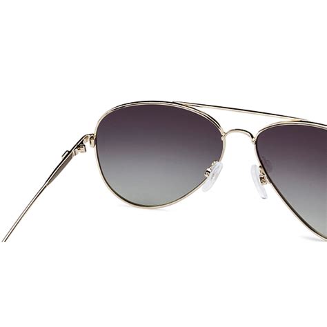 Buy Gold Black Brown Gradient Full Rim Aviator Tommy Hilfiger TH852 ...