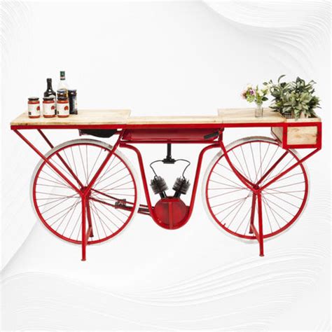Luca Bicycle Bar Counter Red – Luxury Handicrafts