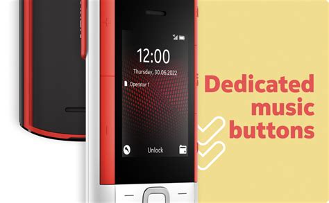 Nokia 5710 XpressAudio keypad Phone, with inbuilt Wireless Earbuds, MP3 ...