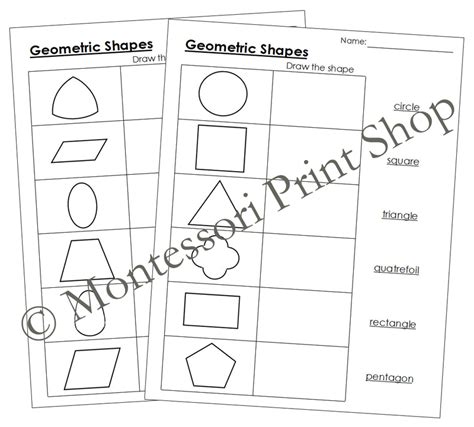 Geometric Shapes Worksheets - Primary Geometry | Made By Teachers