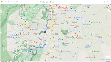 Bend Oregon On Map