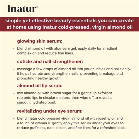 Almond Cold Pressed Oil - Inatur