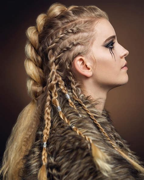 Viking Braids Women