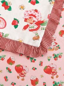 Strawberry Shortcake X SHEIN Fashionable And Cute All-Over Strawberry ...