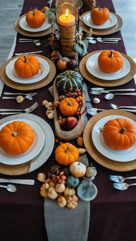 Autumn Table Settings