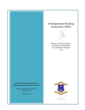 Fillable Online ride ri Developmental Reading - ride ri Fax Email Print ...