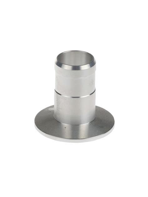 Small flange, aluminum, KF DN 40,with hose nipple for tubing i.d. 25 mm ...