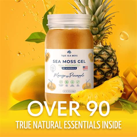 Sea Moss Gels - Original, Elderberry 🍐 pineapple,🍓 strawberry, 🥭 mango ...