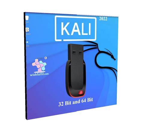 wishfulfil Kali Linux 2022.3 XFCE 32 Bit and 64 Bit Live Bootable 16GB ...