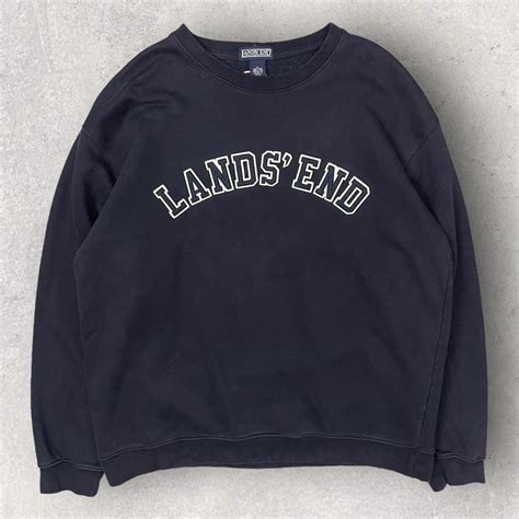 lands end logo wappen sweat 90s | focus