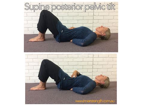 Supine Posterior Pelvic Tilt | Innerstrength Healthcare