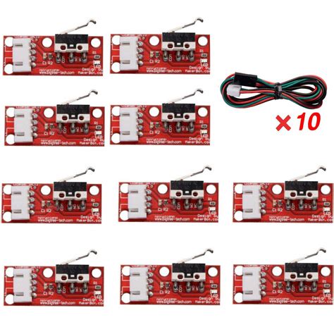 R REIFENG 10 x Mechanical Endstop Limit Switch End Stop with 22AWG ...