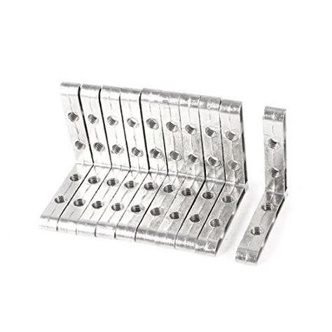 Alcoa Prime10 Pcs Angle Plate Corner Brace Flat L Shape Repair Bracket ...