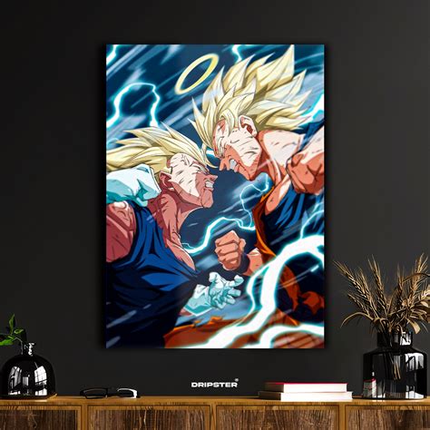 Dragon Ball Z – Goku vs. Majin Vegeta Clash Poster – Dripster