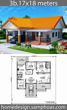 exclusive cool house plan id chp 39172 total house design plans 17x18m with 3 bedrooms in 2020 house exclusive cool house plan id chp 39172 total house design plans 17x18m with 3 bedrooms in 2020 house