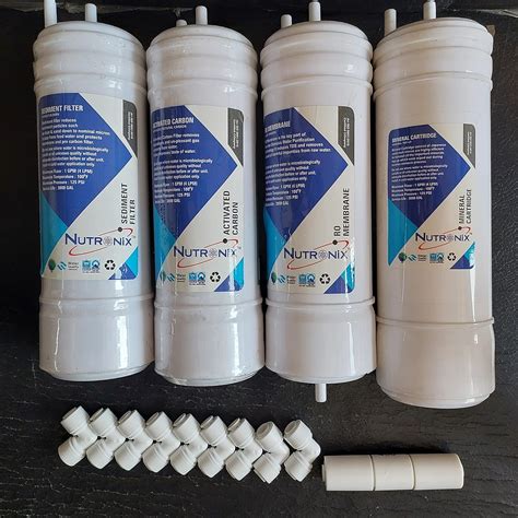 NUTRONIX RO Filter Service Kit for LG Puricare Water Purifier WW160EP ...