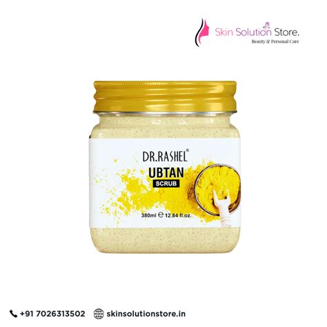 Dr. Rashel Ubtan Scrub – 380ml | Exfoliating, Brightening & Natural Gl ...