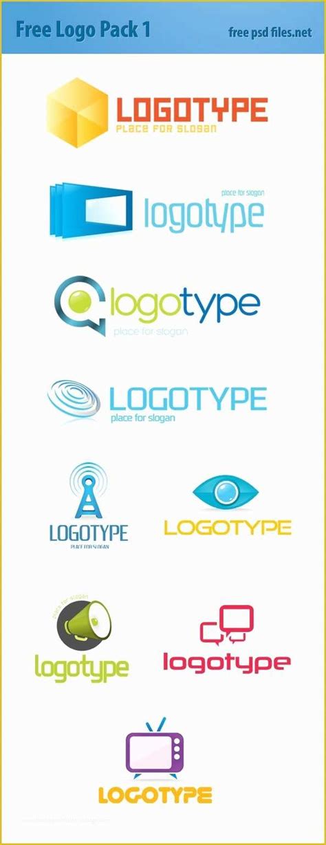 Free Logo Templates Psd Of Psd Logo Design Templates Pack 1 Free Psd ...