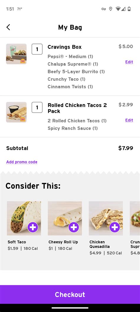 Cravings box vs rolled chicken taco deluxe box price : r/tacobell