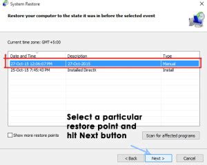 Image result for System Restore Windows 10
