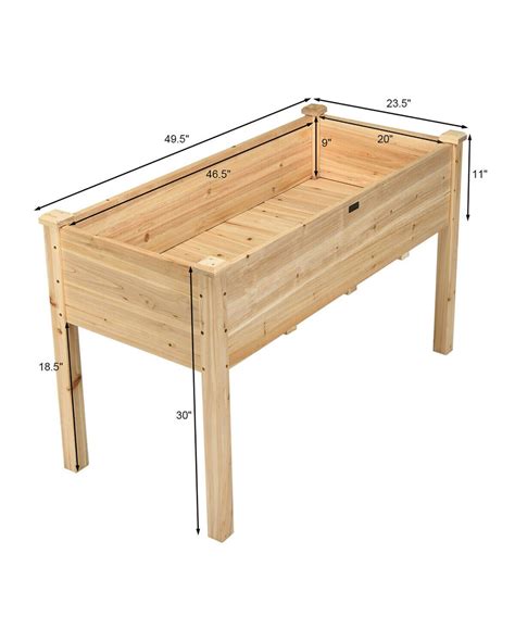 Elevated Raised Garden Bed Dimensions at Zoe Salazar blog