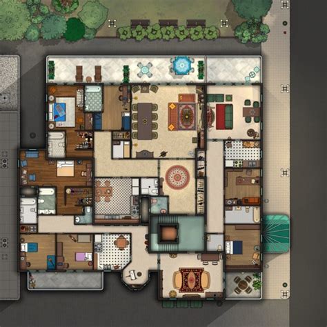 3 Apartments Map | Cthulhu Architect
