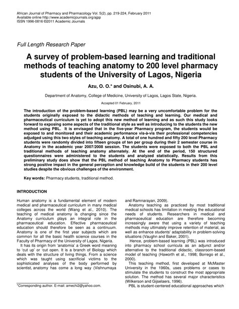Image result for Problem Based Learning in Pharmacy