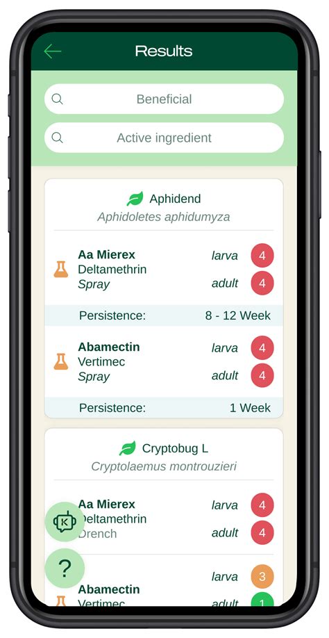 Koppert One - Side Effects App for Crop Protection Products