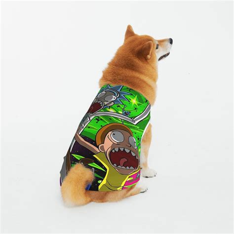 Rick And Morty Cotton Dog Clothes,Dog T Shirt for Medium Dogs, Puppy ...