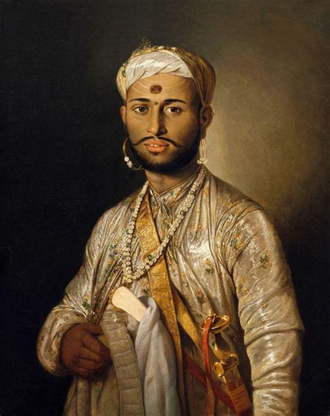 Portrait Of The Son Of Shuja-Ud-Daula Nawab Of Oudh - Tilly Kettle ...