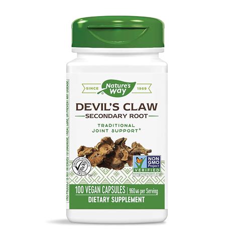 Buy Nature's Way, Devil's Claw, Secondary Root, 480 mg, 100 Vegetarian ...