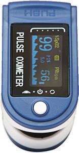 Smart Care Blood Oxygen Saturation Monitor with Pulse Monitor Fingertip ...