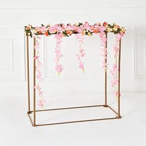 Divine Quest Decorative Metal Floral Stand for Events & Home Decor ...