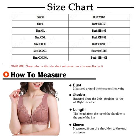 34b Bra Size Chart