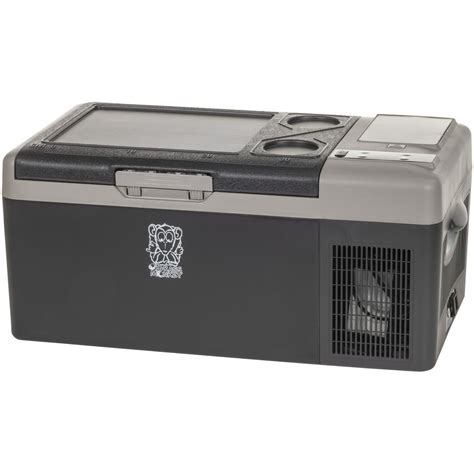 55L Brass Monkey Portable Single Zone Fridge/Freezer with Solar Charger ...