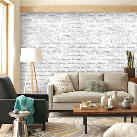 White Brick Design Wallpaper – JAAMSO ROYALS