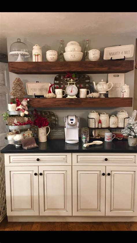 Floating Shelves Above A Coffee Bar at Will Mcguirk blog