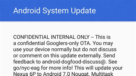 Un possessore di Nexus 6P avrebbe ricevuto la versione finale di ...