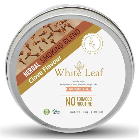 Buy White Leaf Herbal Smoking Blend 100% Tobacco Free & Nicotine Free ...