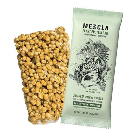 Mezcla Plant Protein Bars: Japanese Matcha Vanilla, 8-Pack : Amazon.in ...